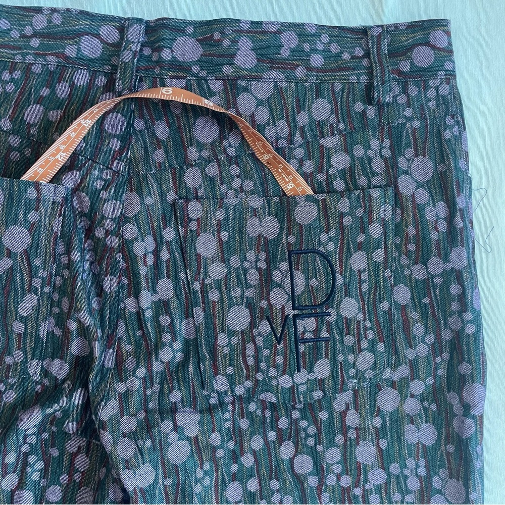 Diane von Furstenberg stripes and dots jeans Women’s 6 Y2K Vintage dead stock - Picture 5 of 7